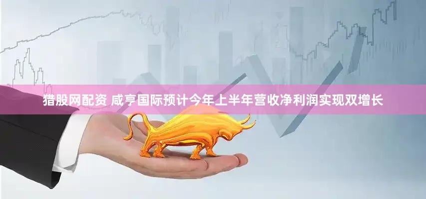猎股网配资 咸亨国际预计今年上半年营收净利润实现双增长